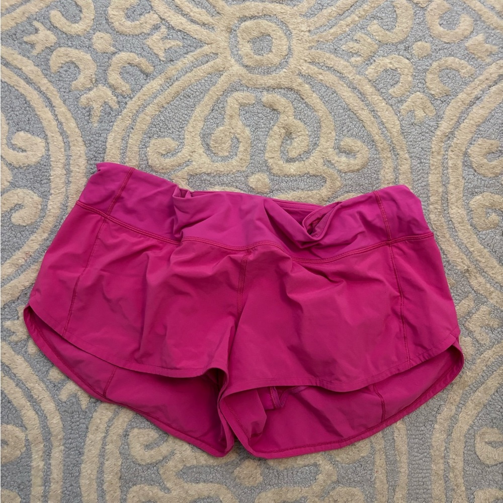 Lululemon Athletica Pink Athletic Shorts Lightweight Performance